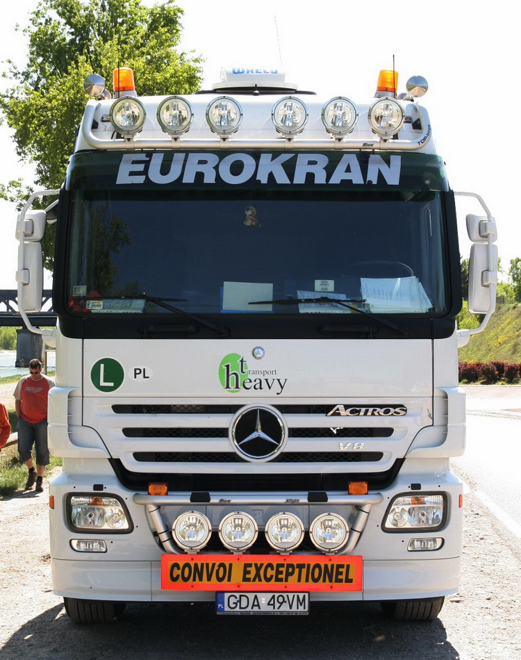 Eurokran Actros MP II 4160 Frontansicht