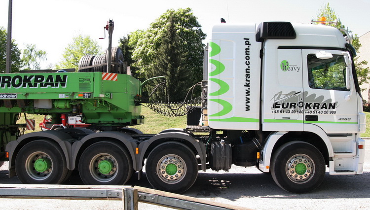 Eurokran Actros MP II 4160 Seitenansicht