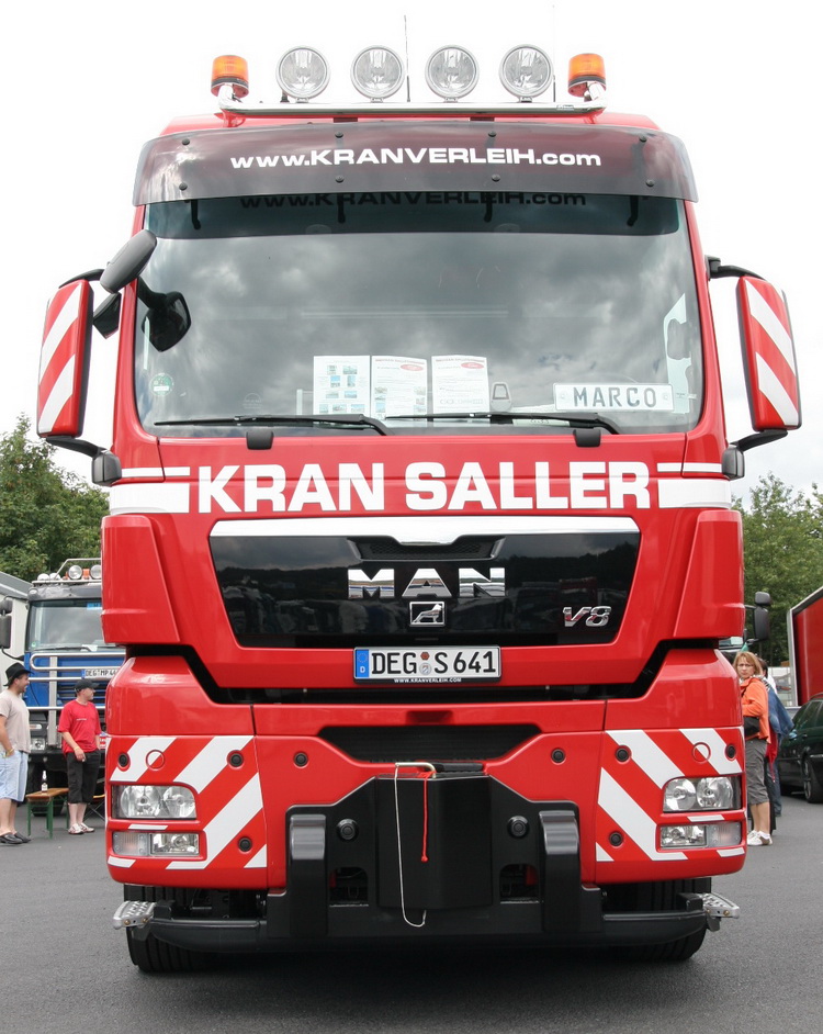 Saller MAN TGX 41.680 Frontansicht