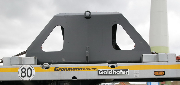 Grohmann Goldhofer Teleskopmast-Auflieger - Copyright: www.olli80.de