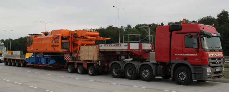 Morschhäuser MB Actros 4160 mit Sennebogen 6180 - Copyright: www.olli80.de