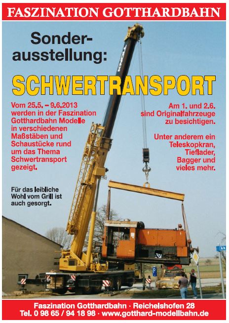 Sonderausstellung Schwertransporte