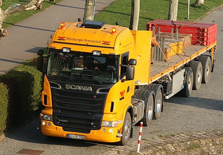 Würzburger Kranverleih Scania - Copyright: www.olli80.de