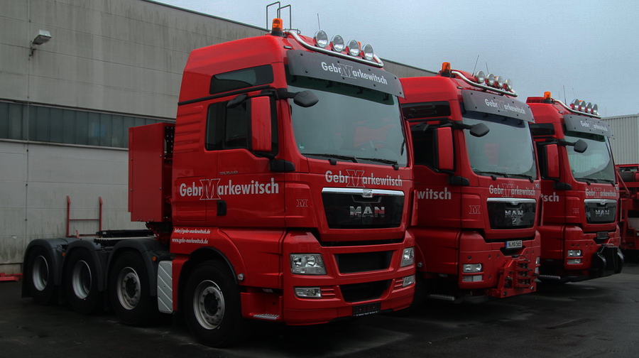 Gebr. Markewitsch MAN TGX-Zugmaschinen - Copyright: www.olli80.de