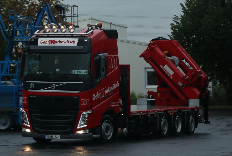 Gebr. Markewitsch Volvo FH 540 mit MKG Ladekran - Copyright: www.olli80.de