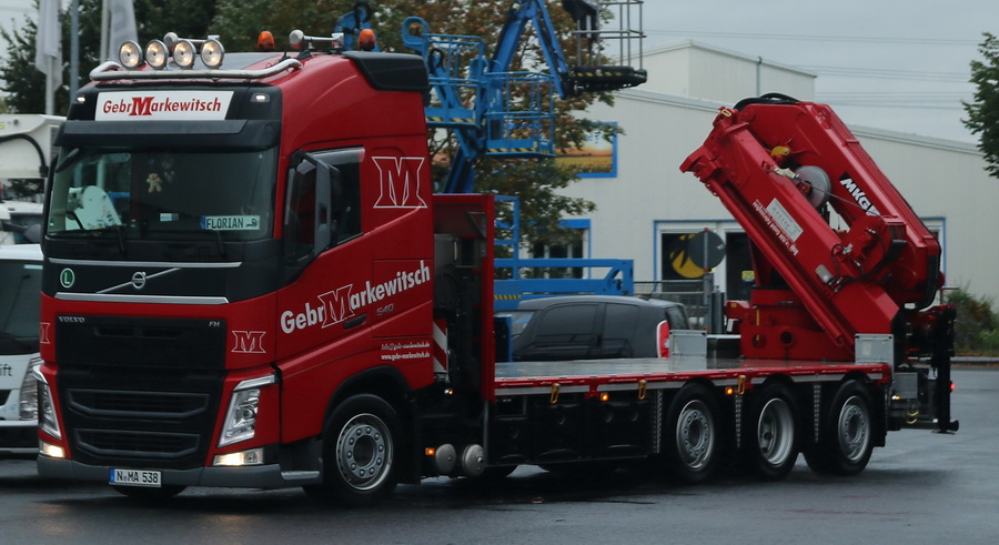 Gebr. Markewitsch Volvo FH 540 mit MKG Ladekran - Copyright: www.olli80.de