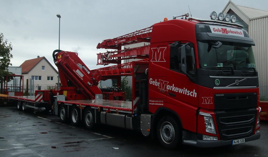 Gebr. Markewitsch Volvo FH 540 mit MKG Ladekran - Copyright: www.olli80.de