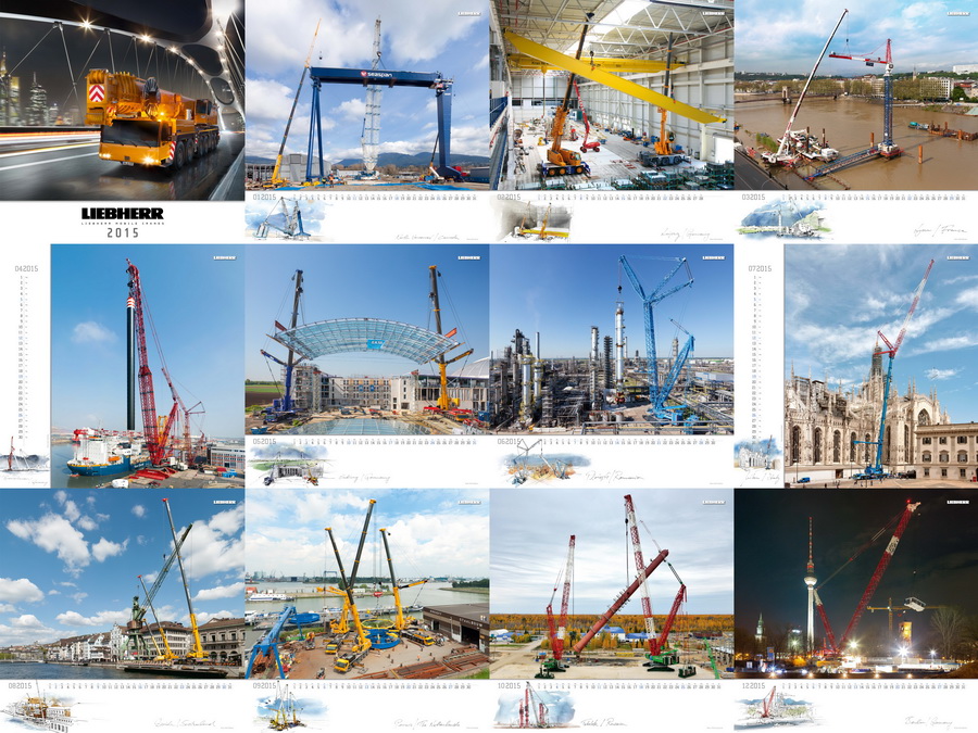 Liebherr Kalender 2015 Willi Wilhelm