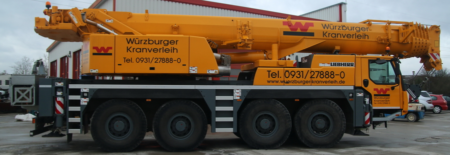 Würzburger Kranverleih LTM 1090-4.1 Heckansicht - Copyright: www.olli80.de