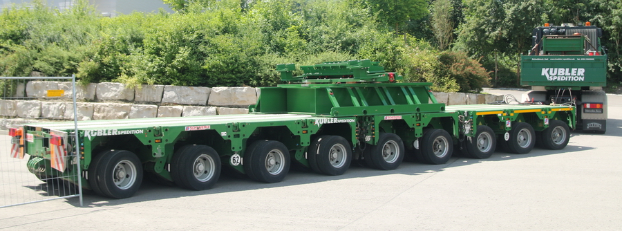 Kübler MB Actros 4160 mit Scheuerle Interkombi und Greiner Drehschemel - Copyright: www.olli80.de