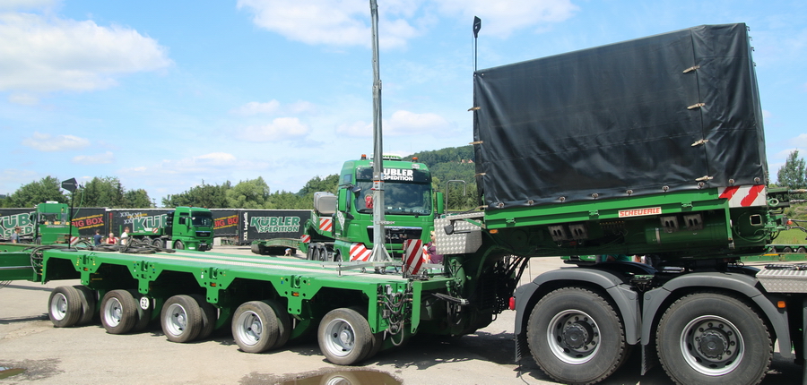 Kübler MAN TGX 41.680 mit Scheuerle Interkombi und Kesselbett  - Copyright: www.olli80.de