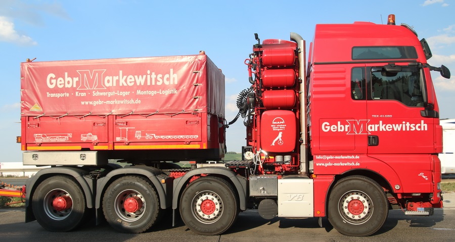 Markewitsch MAN TGX 41.680 mit Ballastpritsche - Copyright: www.olli80.de