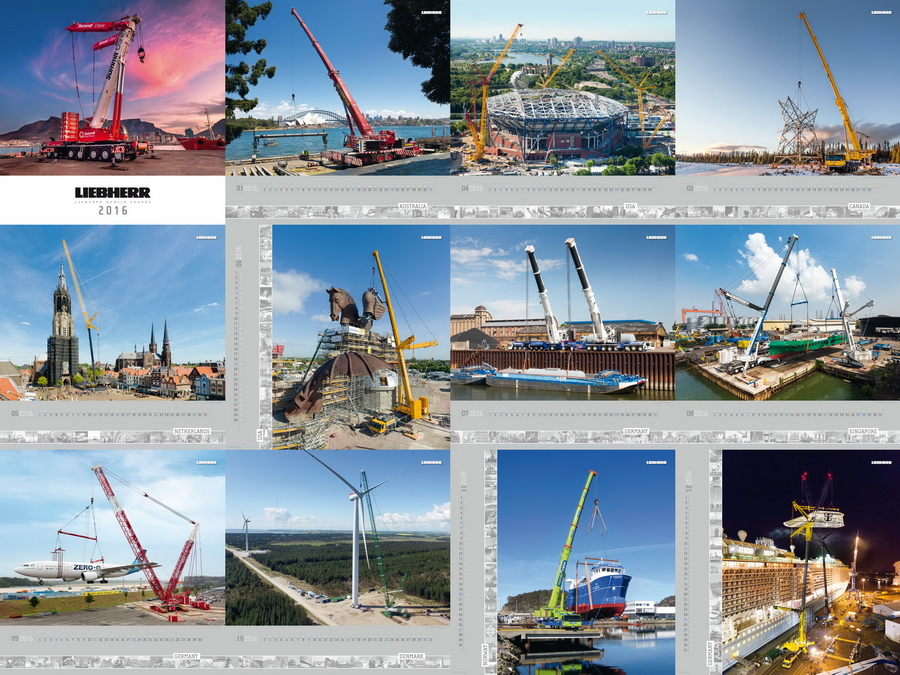 Liebherr Kalender 2015 Willi Wilhelm