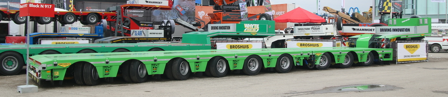 Broshuis SL ModulTrailer A.M. Kran Wind - Copyright: www.olli80.de