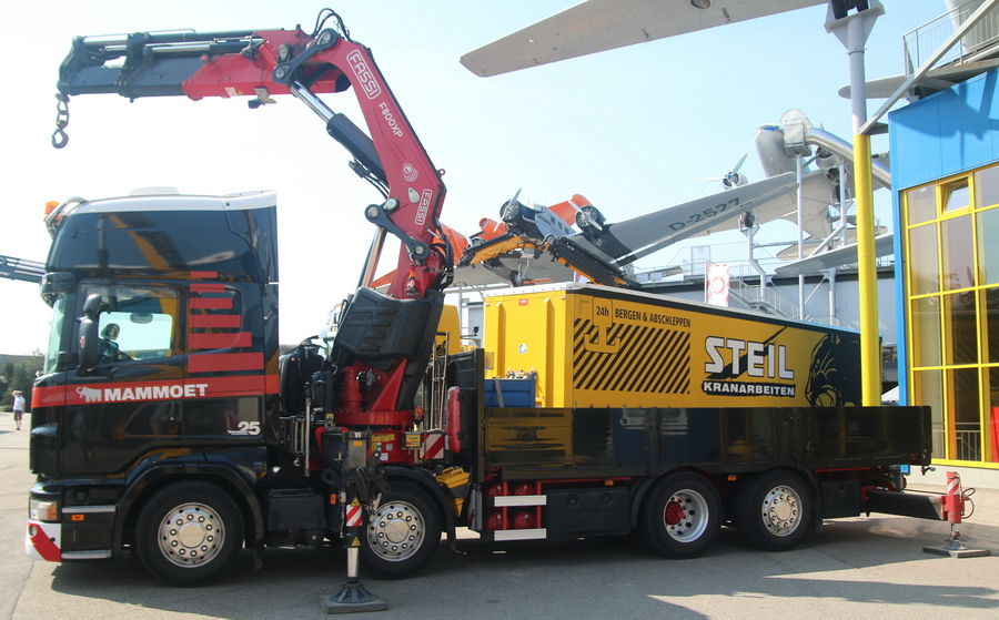 Mammoet Scania R480 mit Fassi F800XP - Copyright: www.olli80.de