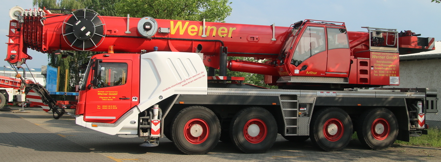 Montage und Kranservice Werner GmbH: GMK 4100 - Copyright: www.olli80.de