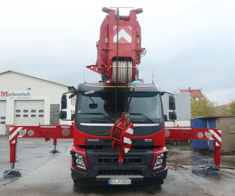 Gebrüder Markewitsch - Volvo FMX mit Tadano HK 70  - Copyright: www.olli80.de