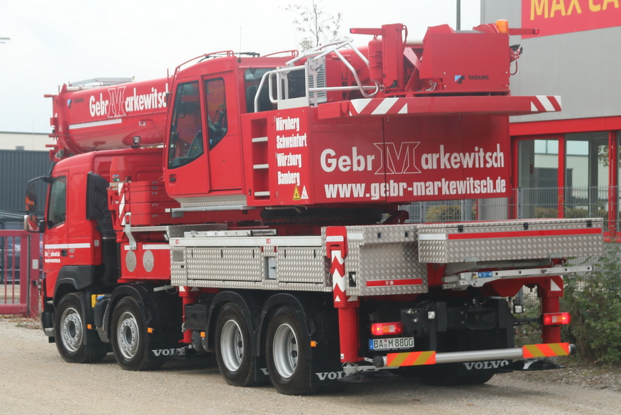 Gebrüder Markewitsch - Volvo FMX mit Tadano HK 70  - Copyright: www.olli80.de