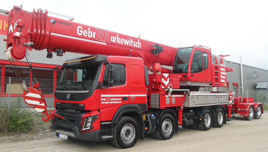 Gebrüder Markewitsch -  Volvo FMX mit Tadano HK 70 - Copyright: www.olli80.de