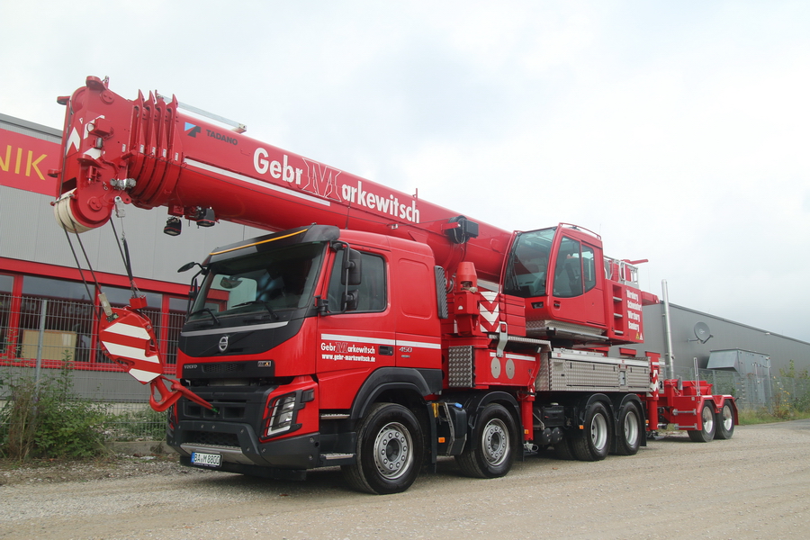 Gebrüder Markewitsch - Volvo FMX mit Tadano HK 70  - Copyright: www.olli80.de