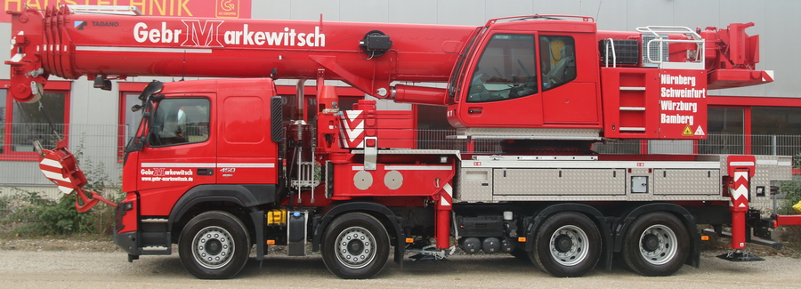 Gebrüder Markewitsch -  Volvo FMX mit Tadano HK 70 - Copyright: www.olli80.de