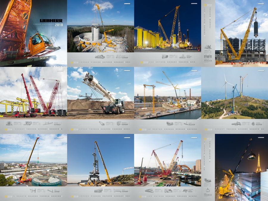 Liebherr Kalender 2018 Willi Wilhelm
