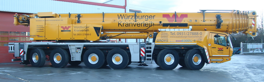 Würzburger Kranverleih GMK 6300L-1 - Copyright: www.olli80.de