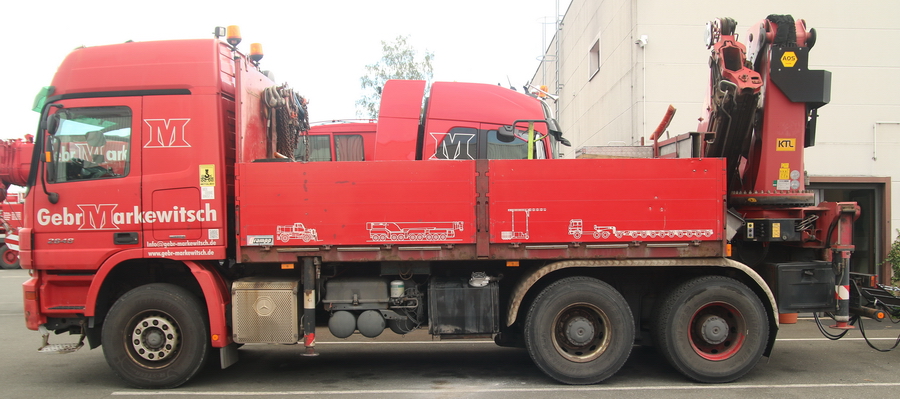 Gebr. Markewitsch MB Actros 2648 Pritschen-LKW - Copyright: www.olli80.de