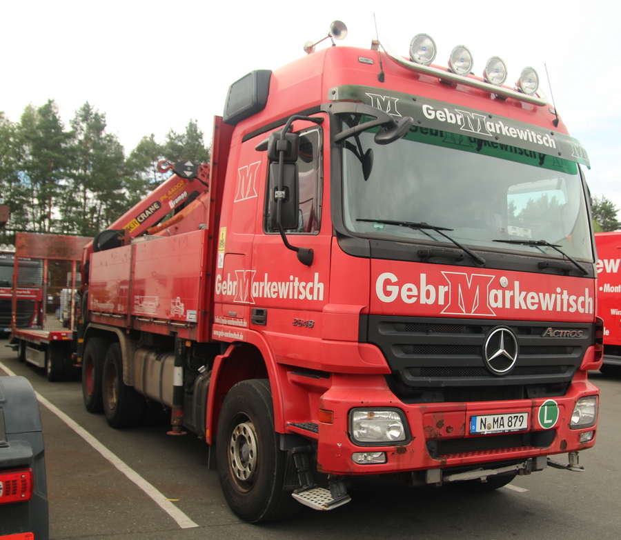 Gebr. Markewitsch MB Actros 2648 Pritschen-LKW - Copyright: www.olli80.de