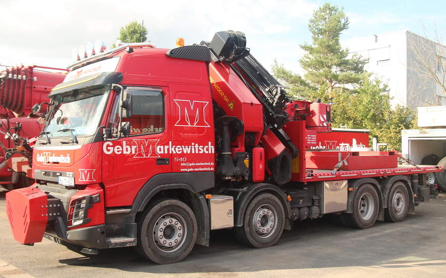 Gebr. Markewitsch Volvo FMX mit Palfinger Ladekran - Copyright: www.olli80.de