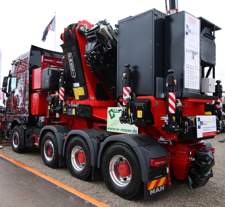 Bauma 2022 - MAN 41.540 mit Fassi F1750HXP W. Mayer - Copyright: www.olli80.de