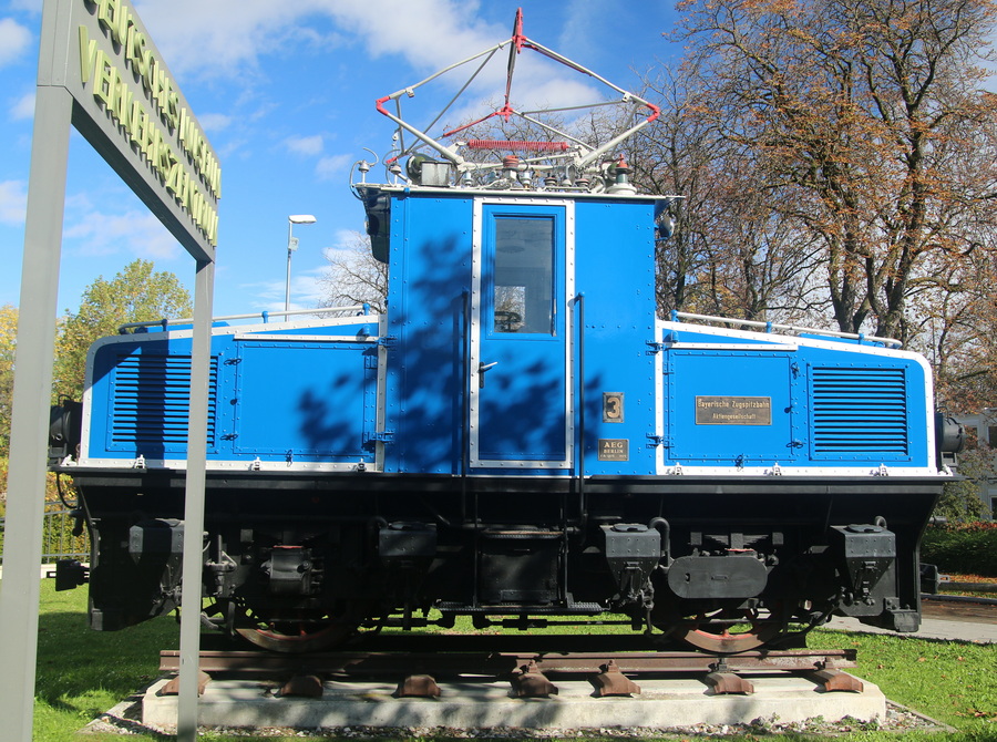 Deutsches Museum München - Bayerische Zugspitzbahn Lokomotive Nr. 3 - Copyright: www.olli80.de