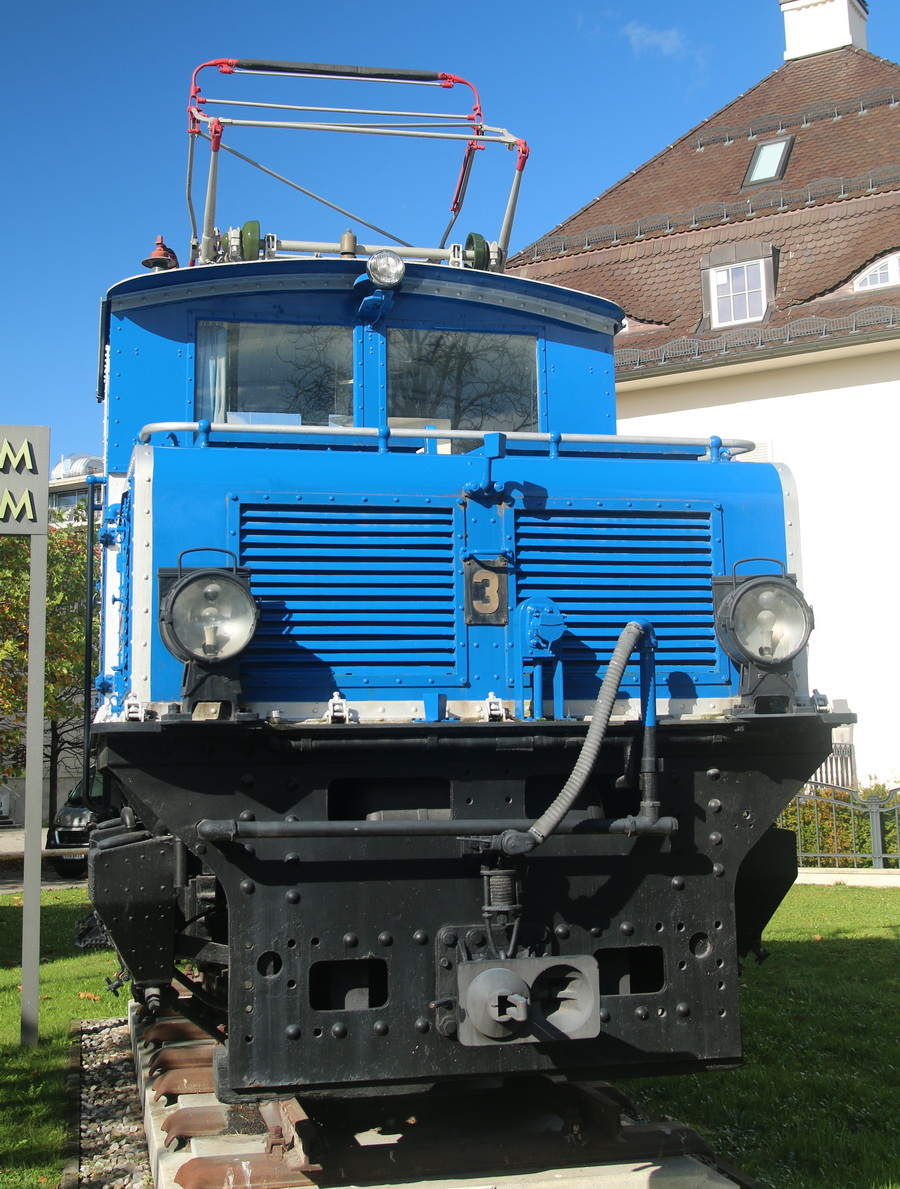 Deutsches Museum München - Bayerische Zugspitzbahn Lokomotive Nr. 3 - Copyright: www.olli80.de
