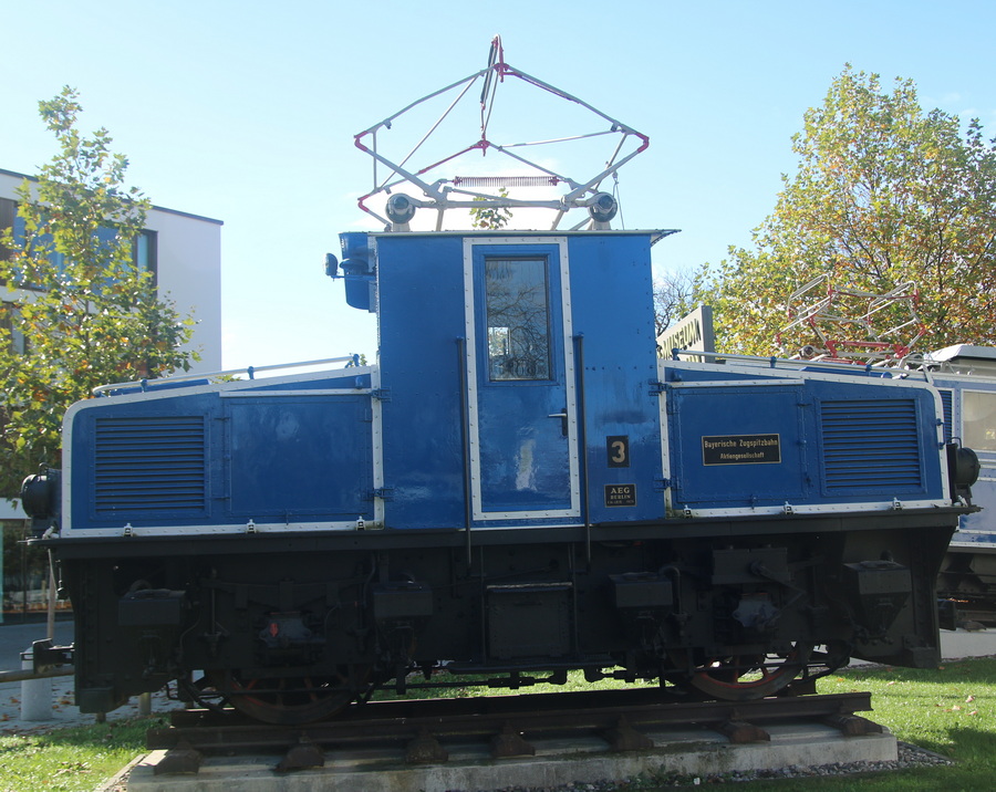 Deutsches Museum München - Bayerische Zugspitzbahn Lokomotive Nr. 3 - Copyright: www.olli80.de