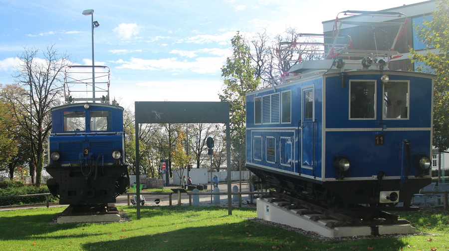 Deutsches Museum München - Bayerische Zugspitzbahn Lokomotive Nr. 3 und Nr. 11 - Copyright: www.olli80.de