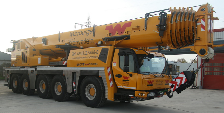 Würzburger Kranverleih - GMK 5150XL - Copyright: www.olli80.de