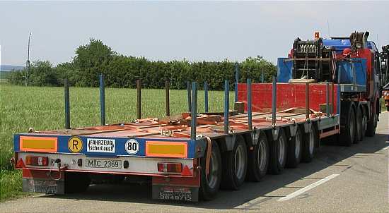 sechsachsiger Schmidbauer Semitrailer  - Copyright: www.olli80.de