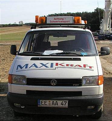 Maxikraft - VW T4 Kleinbus BF3 Frontansicht - Copyright: www.olli80.de