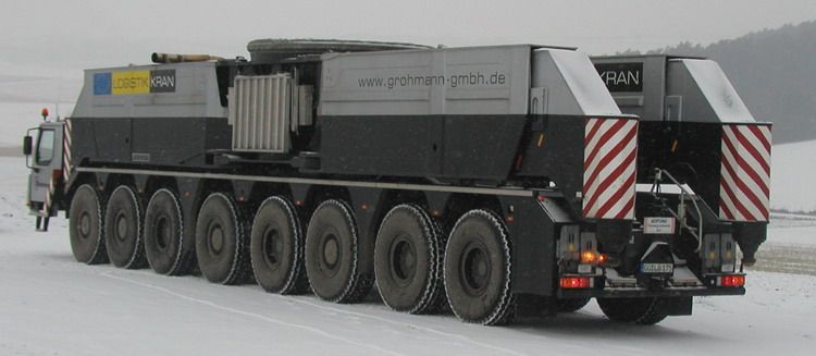 Liebherr LG 1750 Grohmann Fahrtstellung - Copyright: www.olli80.de