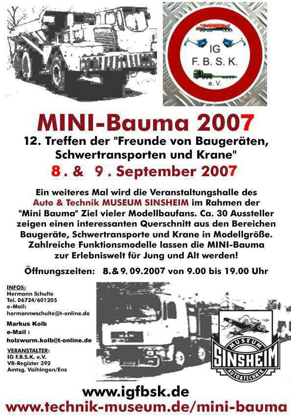 Minibauma 2007
