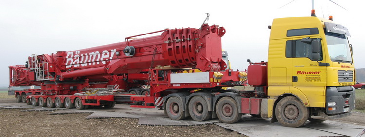 Bäumer MAN TGA 41.530 mit GTK 1100-Oberwagen