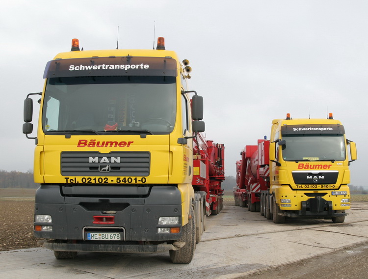 Bäumer MAN TGA 41.530 und MAN TGX 41.680