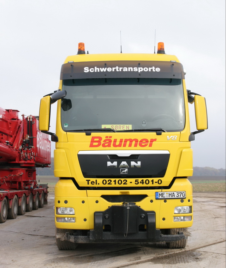 Bäumer MAN TGX 41.680 Frontansicht