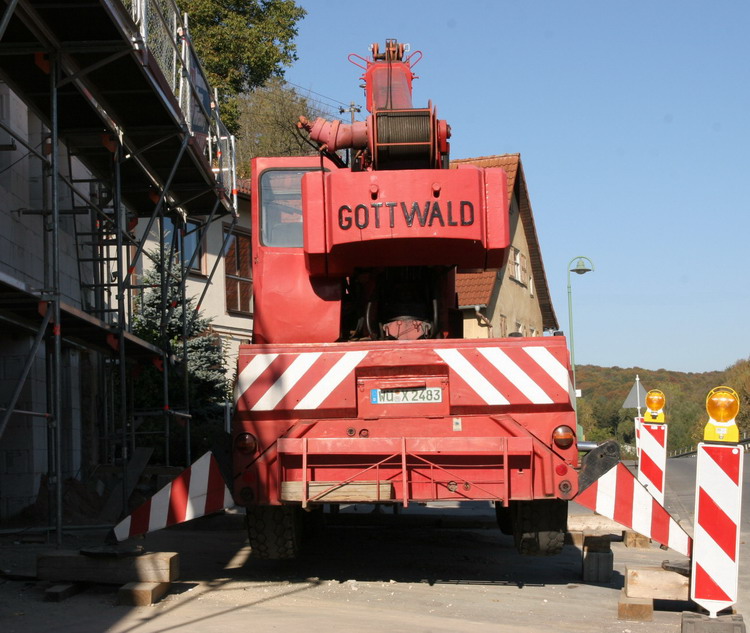 Heckansicht Gottwald AMK 45 Holzbau Schäfer