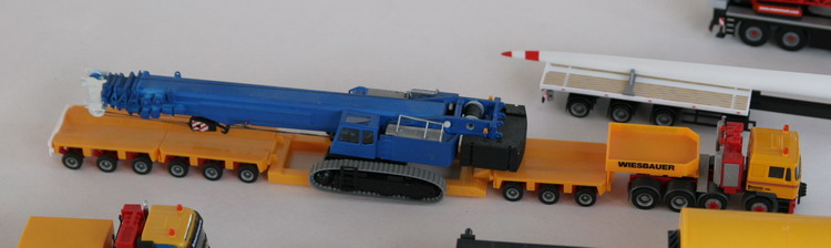 Transport eines Teleskopraupenkranes