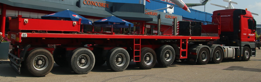 Scholpp Actros mit Faymonville Ballastauflieger - Copyright: www.olli80.de