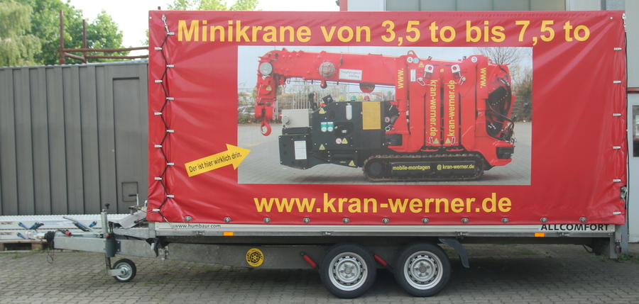 Montage und Kranservice Werner GmbH:  PKW Tandemanhänger - Copyright: www.olli80.de