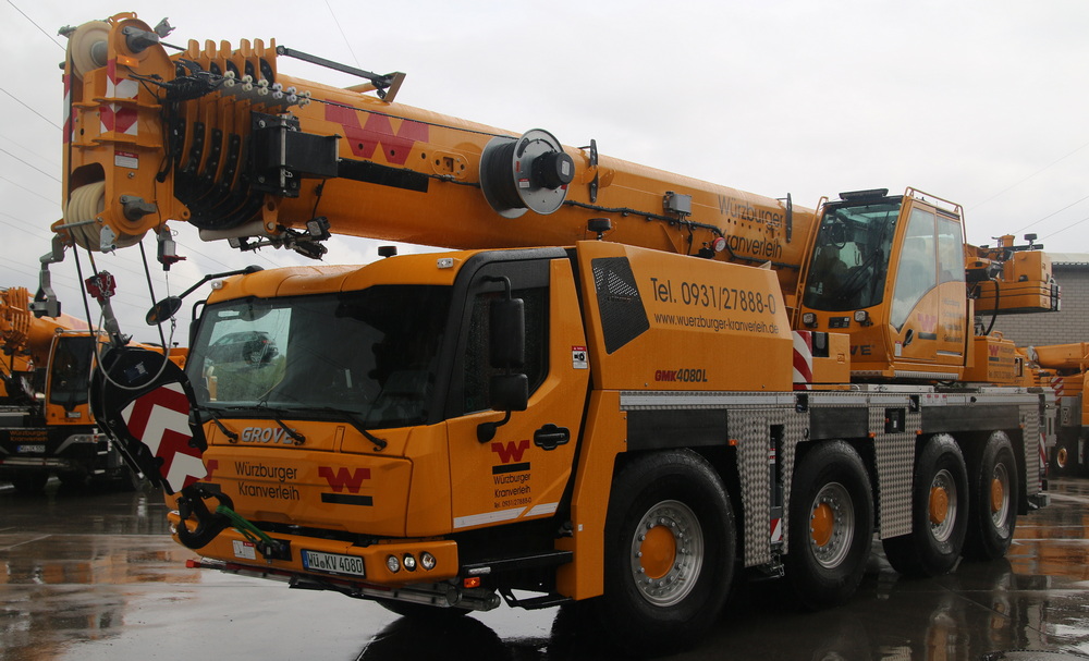 W&uuml;rzburger Kranverleih GMK 4080L - Copyright: www.olli80.de