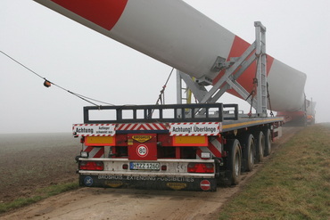 Broshuis 4achsiger Telesattelauflieger